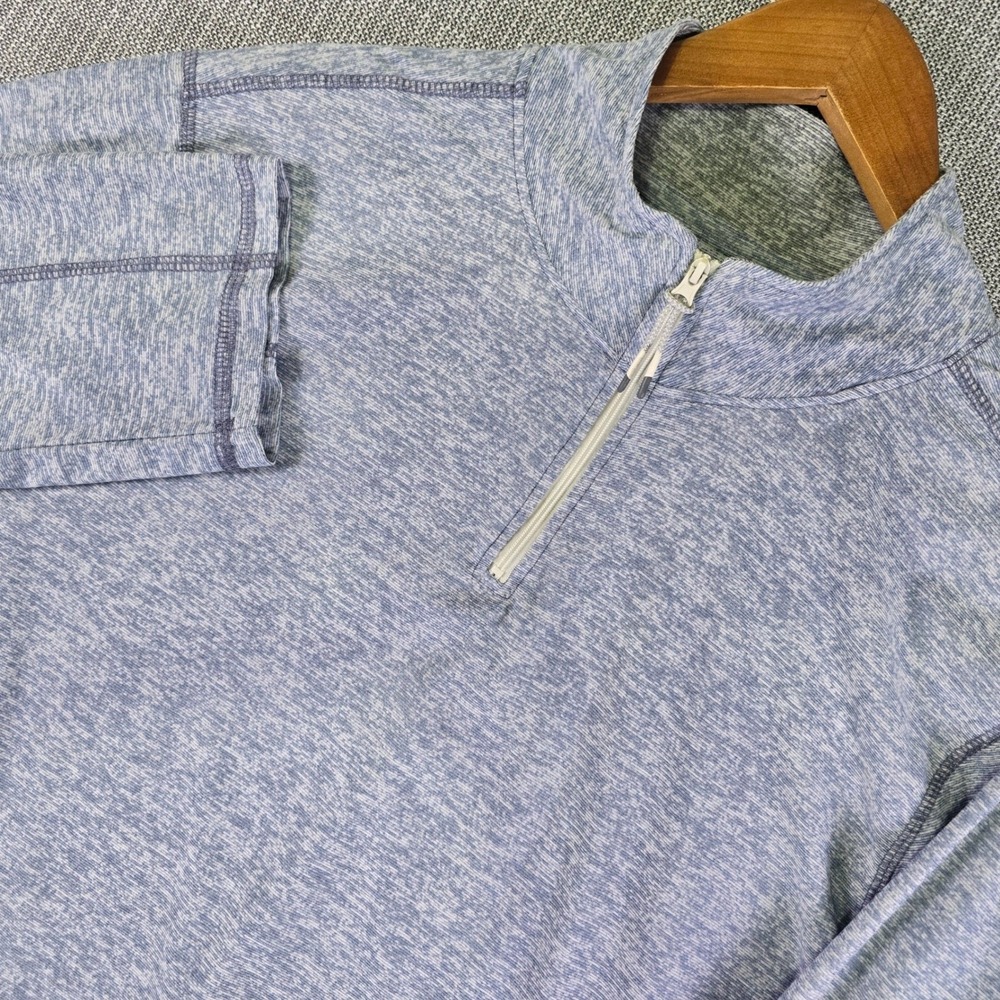 Tallwoods Space Dye Quarter Zip Pullover Shirt Size XL